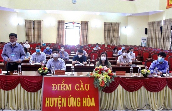 Đoàn đại biểu Quốc hội thành phố Hà Nội tiếp xúc cử tri trước kỳ họp thứ 2 tại huyện Ứng Hòa, Phú Xuyên, Mỹ Đức và Thường Tín